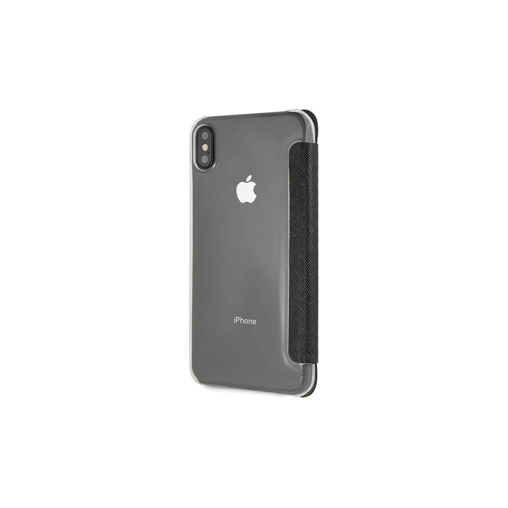 Hurtownia GSM - Etui Guess GUFLBKI65KASABK Apple iPhone XS Max schwarz/black book Kaia Saffiano - GUE401BLK - {ean13} - Hurt
