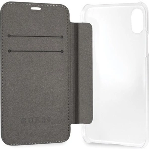 Hurtownia GSM - Etui Guess GUFLBKPXKASABK Apple iPhone X/XS czarny/black book Kaia Saffiano - GUE402BLK - {ean13} - Hurt