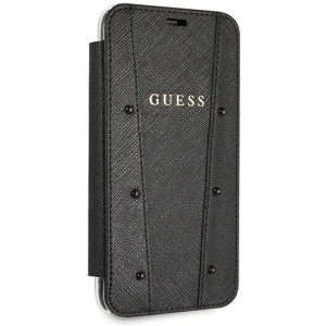 Hurtownia GSM - Etui Guess GUFLBKPXKASABK Apple iPhone X/XS czarny/black book Kaia Saffiano - GUE402BLK - {ean13} - Hurt