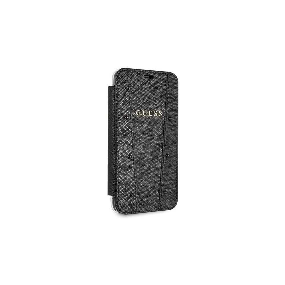 Hurtownia GSM - Etui Guess GUFLBKPXKASABK Apple iPhone X/XS czarny/black book Kaia Saffiano - GUE402BLK - {ean13} - Hurt