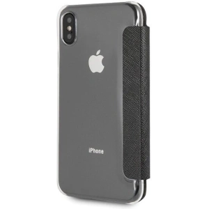 Hurtownia GSM - Etui Guess GUFLBKPXKASABK Apple iPhone X/XS czarny/black book Kaia Saffiano - GUE402BLK - {ean13} - Hurt