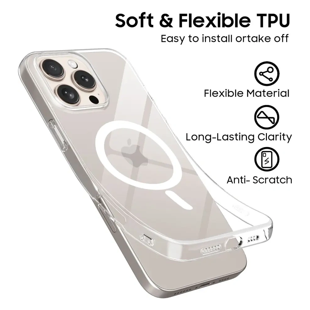 Hurtownia GSM - Tech-protect Flexair MagSafe Apple iPhone 16 Pro Max Átlátszó - THP3602 - {ean13} - Hurt