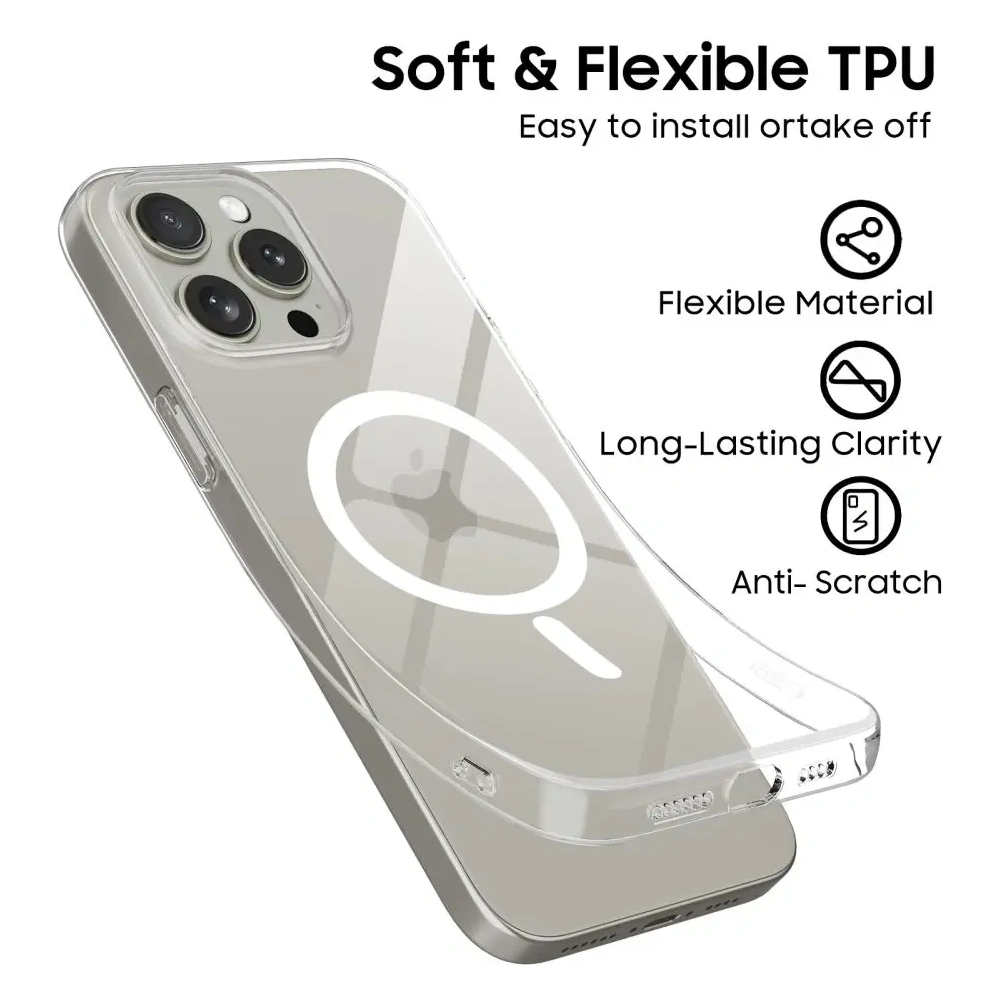 Hurtownia GSM - Tech-protect Flexair MagSafe Apple iPhone 15 Pro Max Átlátszó - THP3603 - {ean13} - Hurt