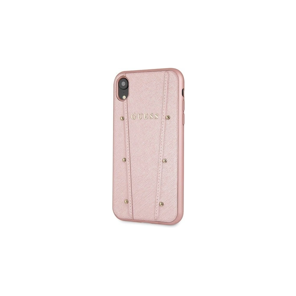 Hurtownia GSM - Etui Guess GUHCI61KAILRG Apple iPhone XR różowo-złoty/rose gold hard case Kaia Saffiano - GUE404RS - {ean13} - Hurt
