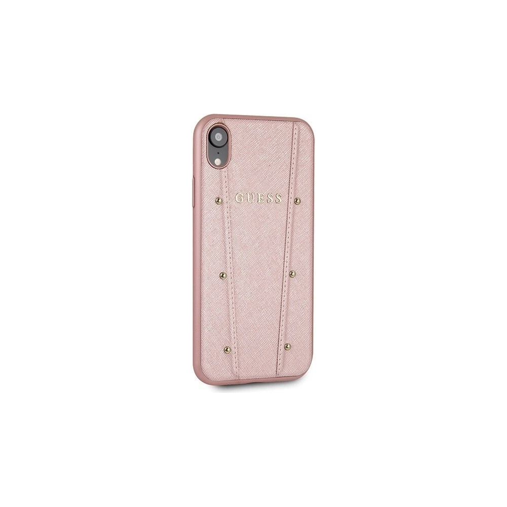 Hurtownia GSM - Etui Guess GUHCI61KAILRG Apple iPhone XR różowo-złoty/rose gold hard case Kaia Saffiano - GUE404RS - {ean13} - Hurt