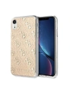 Etui Guess GUHCI61PCU4GLGO Apple iPhone XR złoty/gold hard case 4G Glitter