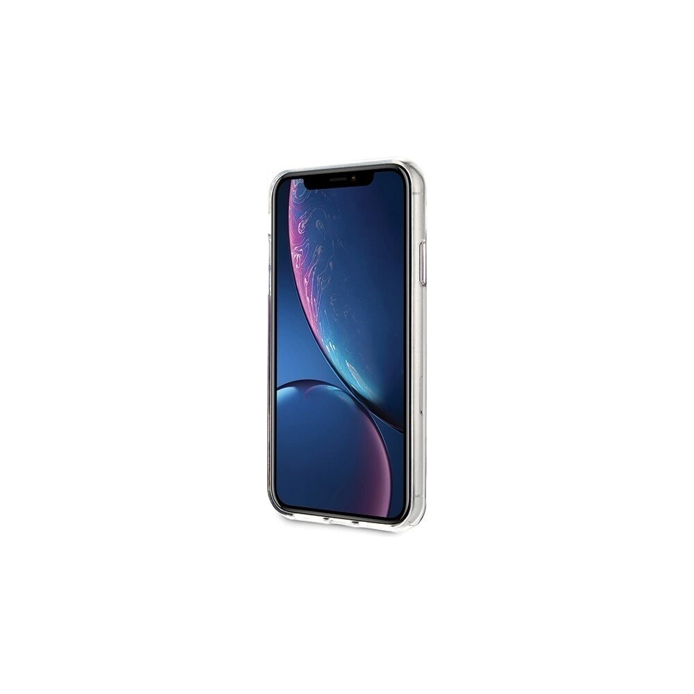 Hurtownia GSM - Etui Guess GUHCI61PCU4GLSI Apple iPhone XR srebrny/silver hard case 4G Glitter - GUE406SLV - {ean13} - Hurt