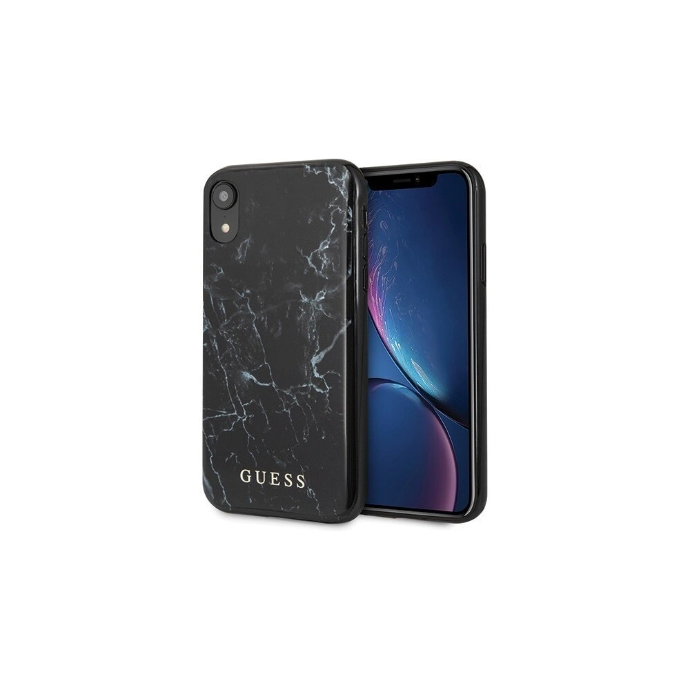 Hurtownia GSM - Etui Guess GUHCI61PCUMABK Apple iPhone XR czarny/black Marble - GUE407BLK - {ean13} - Hurt