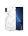 Etui Guess GUHCI61PCUMAWH Apple iPhone XR alb/marmură albă