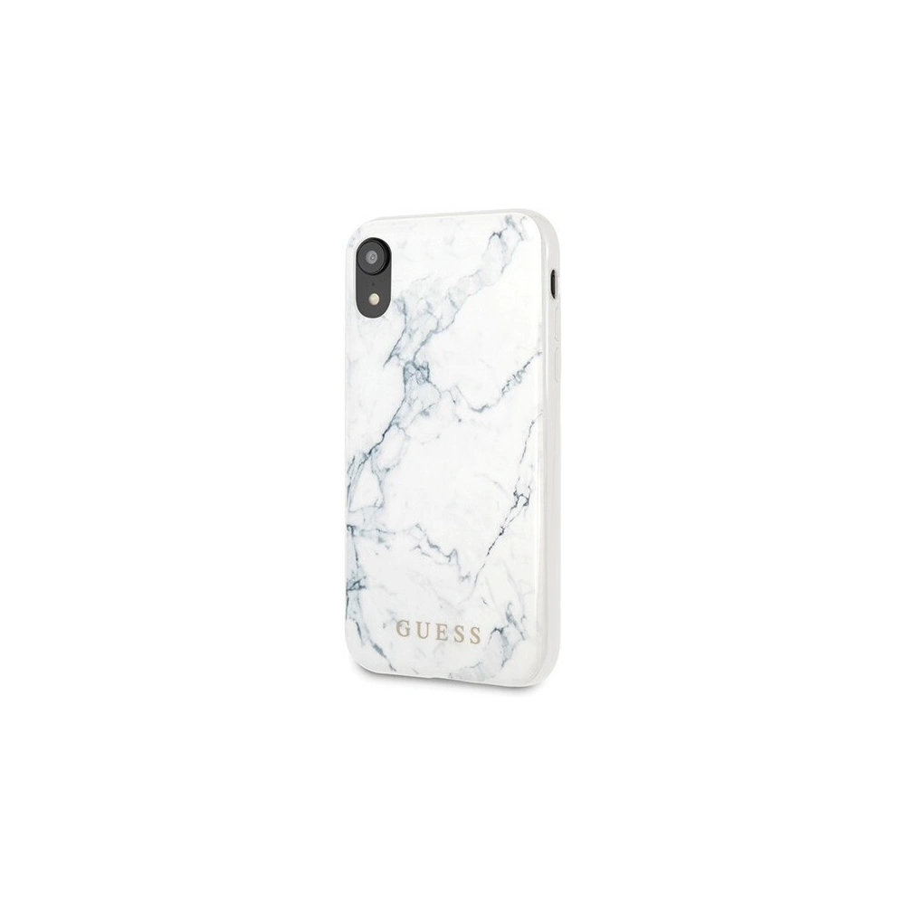 Wholesale Guess GUHCI61PCUMAWH iPhone Xr white Marble - GUE408WHT - {ean13} - Hurt