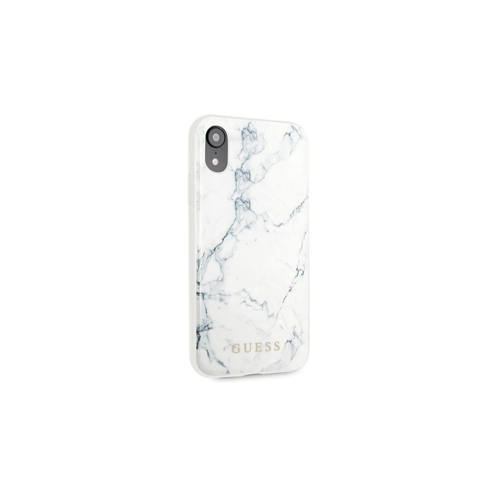 Hurtownia GSM - Etui Guess GUHCI61PCUMAWH Apple iPhone XR alb/marmură albă - GUE408WHT - {ean13} - Hurt