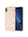 Etui Guess GUHCI61PELLP Apple iPhone XR Latte Hartschale Peony Collection