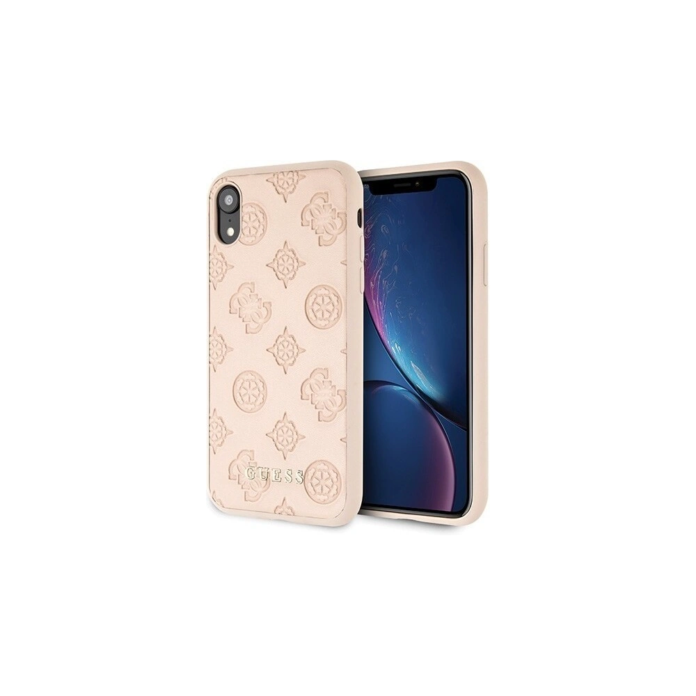 Hurtownia GSM - Etui Guess GUHCI61PELLP Apple iPhone XR latte hard case Peony Collection - GUE409LATT - {ean13} - Hurt