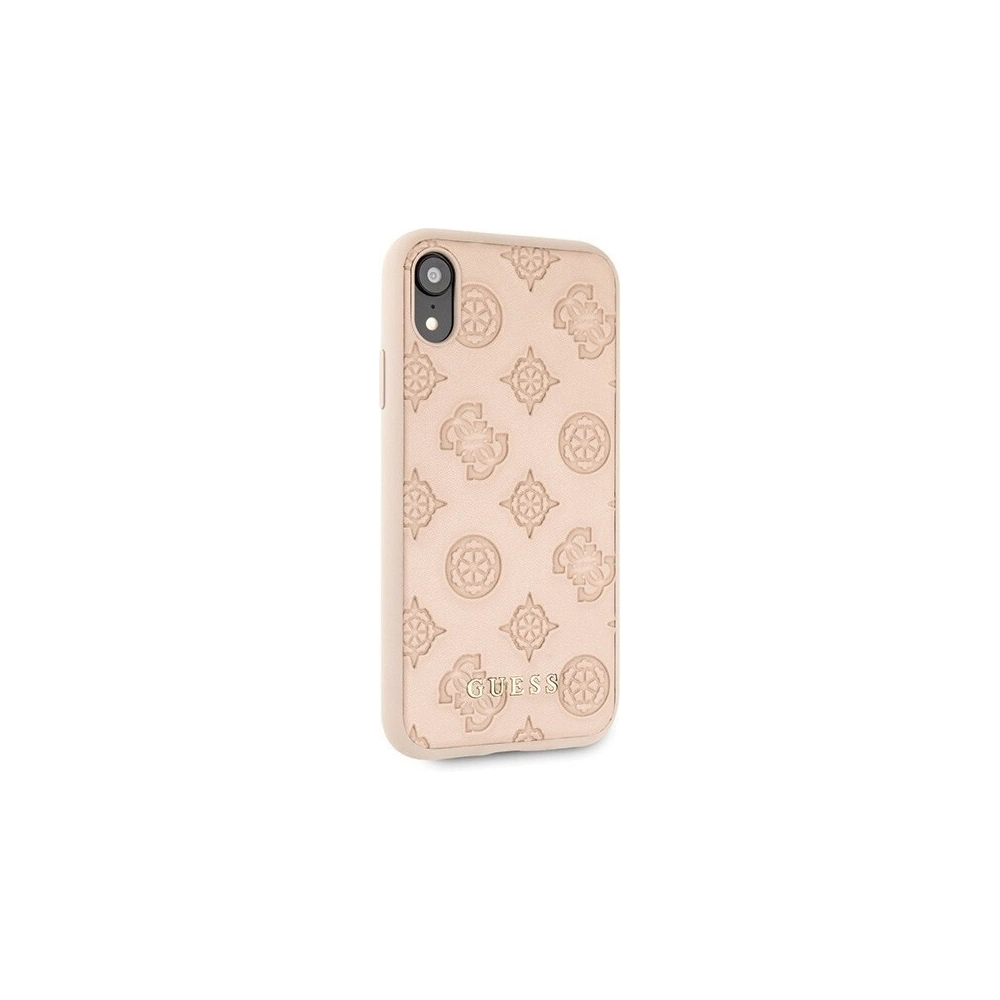 Hurtownia GSM - Etui Guess GUHCI61PELLP Apple iPhone XR latte hard case Colecția Peony - GUE409LATT - {ean13} - Hurt