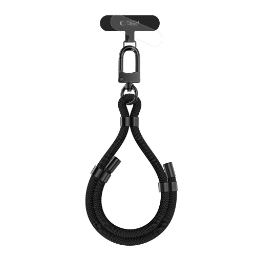 Smycz Tech-Protect C4S Rope Wrist Strap Black/black