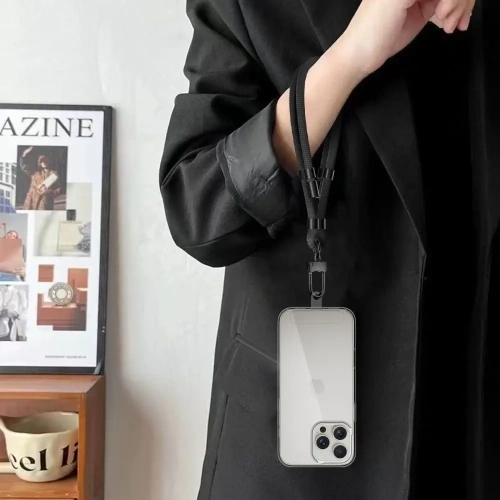 Smycz Tech-Protect C4S Rope Wrist Strap Black/black