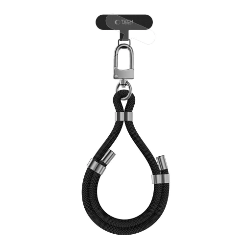 Smycz Tech-Protect C4S Rope Wrist Strap Black/silver