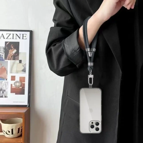 Smycz Tech-Protect C4S Rope Wrist Strap Crayon Grey/silver