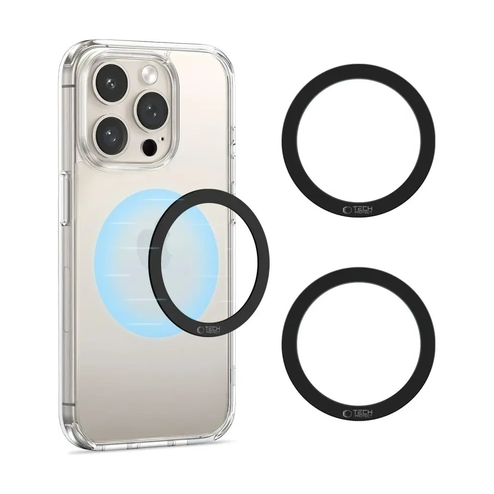 Hurtownia GSM - Tech-Protect MMP-110 Magnetischer MagSafe-Ring Schwarz [2 PACK] - THP3607 - {ean13} - Hurt