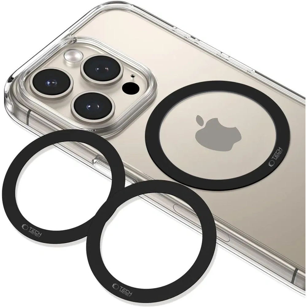 Hurtownia GSM - Blaszka Tech-Protect MMP-110 Magnetic MagSafe Ring Black [2 PACK] - THP3607 - {ean13} - Hurt