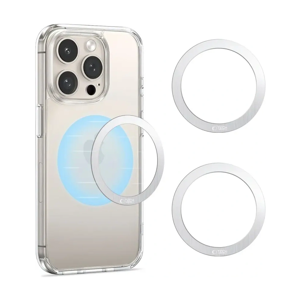 Hurtownia GSM - Tech-Protect MMP-110 Magnetic MagSafe Ring Silver [2 PACK] - THP3608 - {ean13} - Hurt