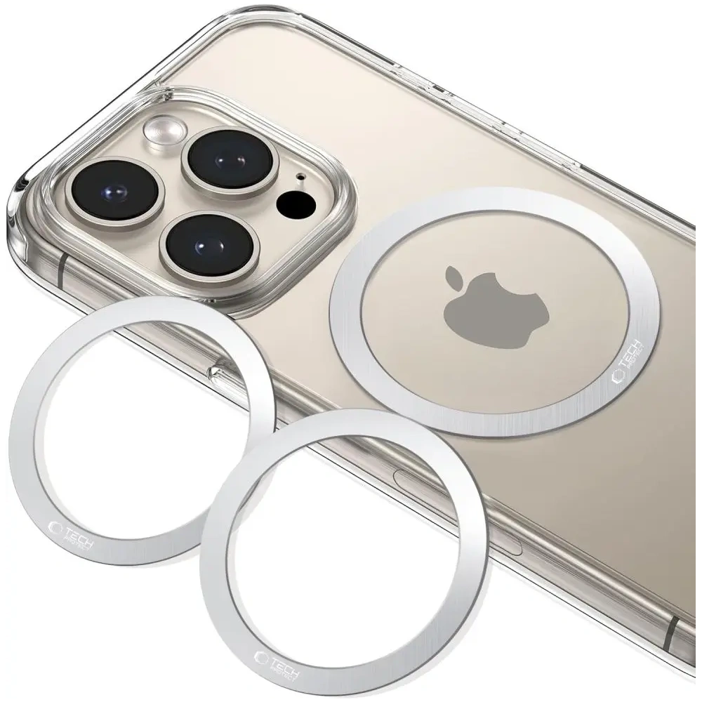Hurtownia GSM - Tech-Protect MMP-110 Magnetic MagSafe Ring Silver [2 PACK] - THP3608 - {ean13} - Hurt
