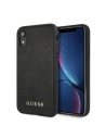 Etui Guess GUHCI61SLSABK Apple iPhone XR schwarz/black hard case Saffiano Silicone