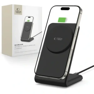 Hurtownia GSM - Tech-Protect QI15W-A38 Magnetic Încărcător Wireless MagSafe Negru - THP3610 - {ean13} - Hurt