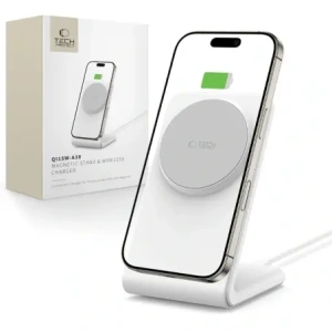 Hurtownia GSM - Tech-Protect QI15W-A38 Magnetic Încărcător Wireless MagSafe Alb - THP3611 - {ean13} - Hurt