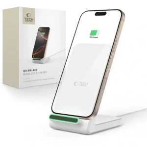 Hurtownia GSM - Tech-Protect Încărcător Wireless QI15W-A40 Alb - THP3612 - {ean13} - Hurt