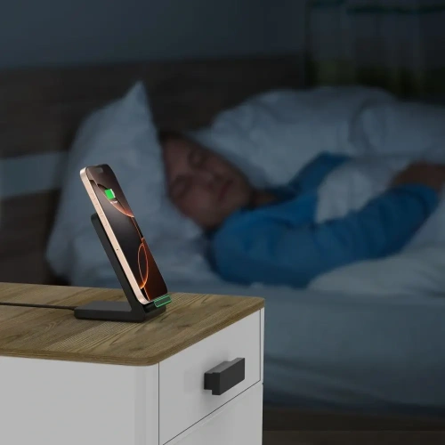 Ładowarka bezprzewodowa Tech-Protect QI15W-A40 Wireless Charger Black