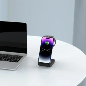 Hurtownia GSM - Tech-Protect QI15W-A36 3in1 Vezeték nélküli Töltő Apple számára Fekete - THP3614 - {ean13} - Hurt