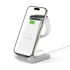 Hurtownia GSM - Tech-Protect QI15W-A36 Încărcător Wireless 3in1 pentru Apple Alb - THP3615 - {ean13} - Hurt