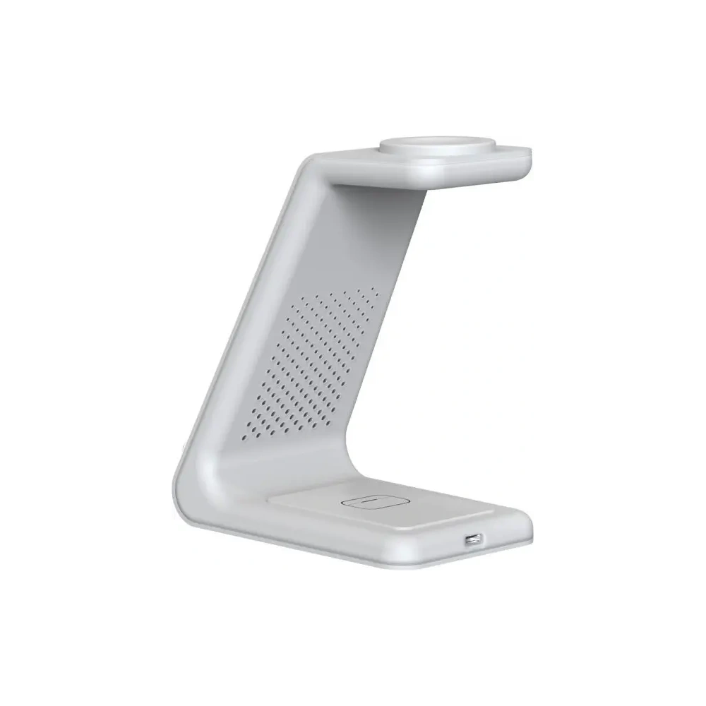 Hurtownia GSM - Tech-Protect QI15W-A36 3in1 Vezeték nélküli Töltő Apple számára Fehér - THP3615 - {ean13} - Hurt
