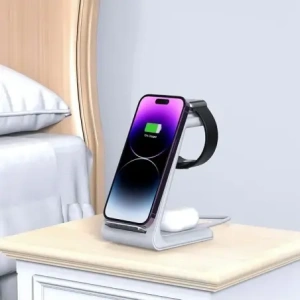 Hurtownia GSM - Tech-Protect QI15W-A36 Încărcător Wireless 3in1 pentru Apple Alb - THP3615 - {ean13} - Hurt