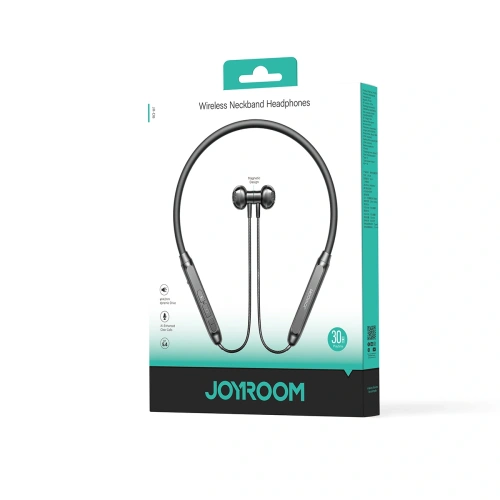 Bezprzewodowe słuchawki douszne na pałąku Joyroom JR-D8 Bluetooth 5.4 czarne