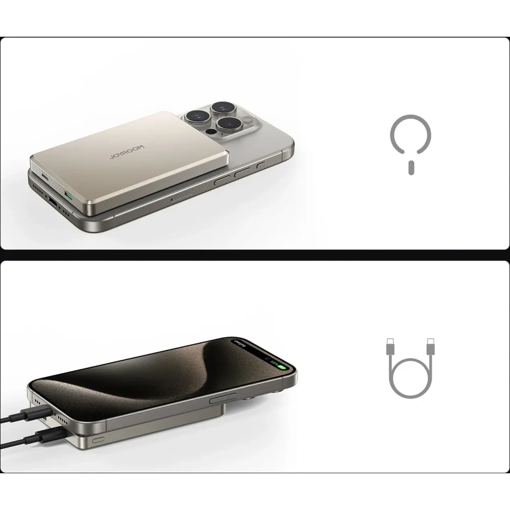 Wholesale Joyroom JR-PBM08 Pro powerbank 10000mAh 20W titanium - JYR1108 - {ean13} - Hurt