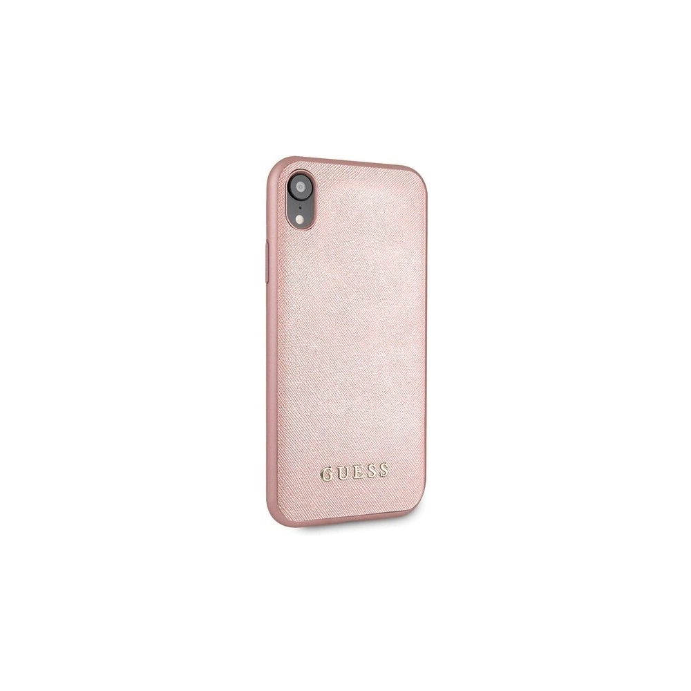 Hurtownia GSM - Etui Guess GUHCI61SLSAPI Apple iPhone XR rosa/pink Hartschale Saffiano Silikon - GUE411PNK - {ean13} - Hurt