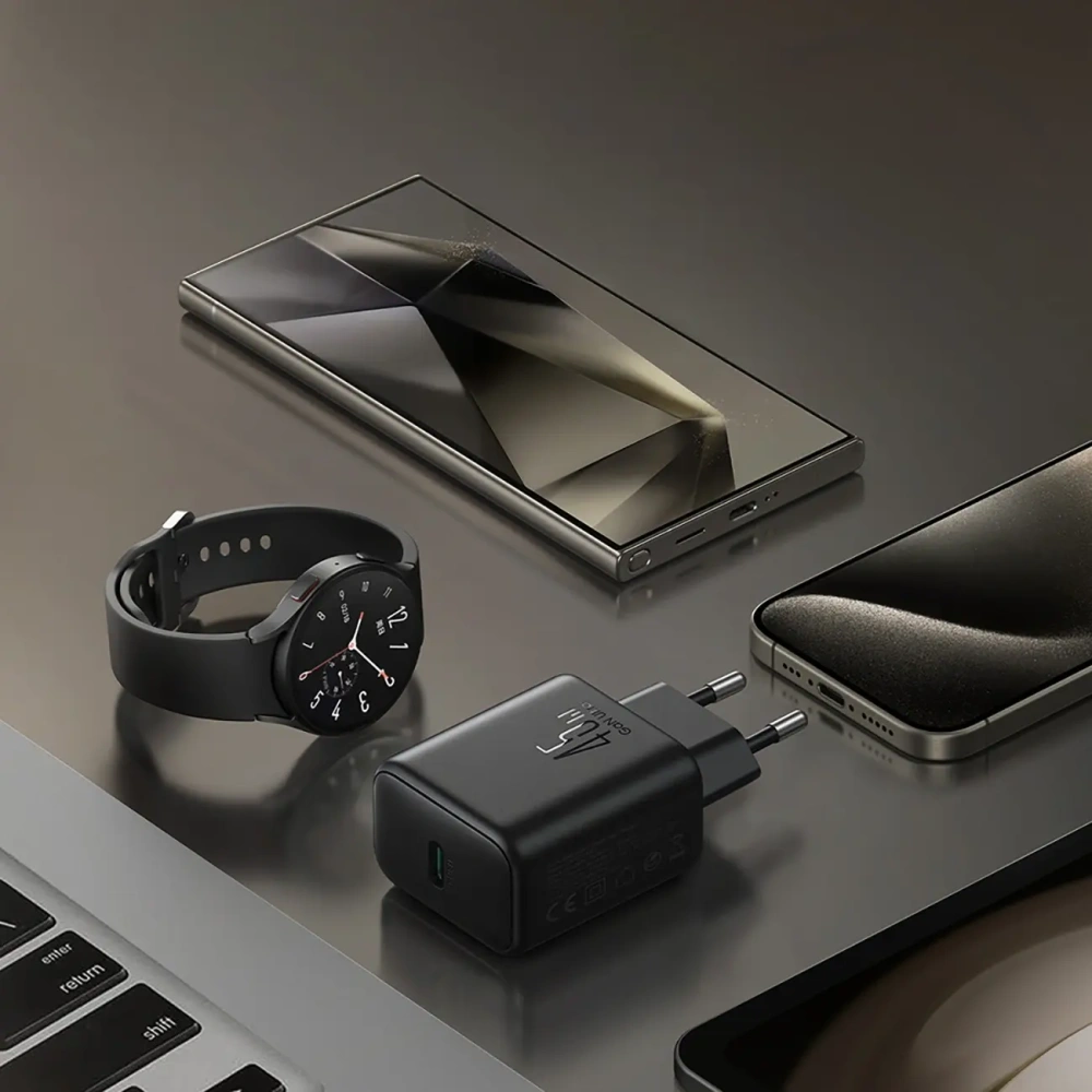 Hurtownia GSM - Joyroom JR-TCG13 45W USB-C GaN hálózati töltő fekete - JYR1109 - {ean13} - Hurt