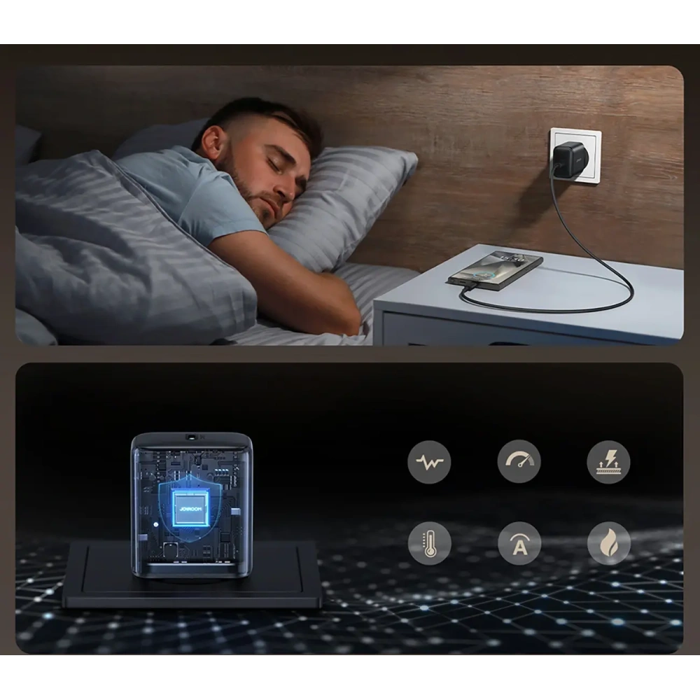 Hurtownia GSM - Joyroom JR-TCG13 45W USB-C GaN Netzladegerät schwarz - JYR1109 - {ean13} - Hurt