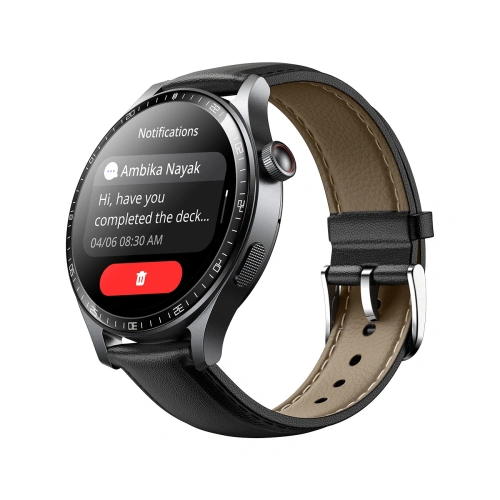 Smartwatch Joyroom Classic Series JR-FC2 Pro z funkcją odbierania połączeń ciemnoszary