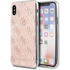 Hurtownia GSM - Etui Guess GUHCI65PCU4GLPI Apple iPhone XS Max rosa/pink hartschale 4G Glitter - GUE412PNK - {ean13} - Hurt