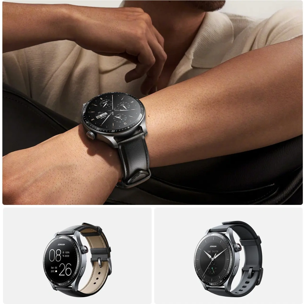 Hurtownia GSM - Joyroom Classic Series JR-FC2 Pro Smartwatch mit Anrufbeantwortungsfunktion in Dunkelgrau - JYR1110 - {ean13} - Hurt