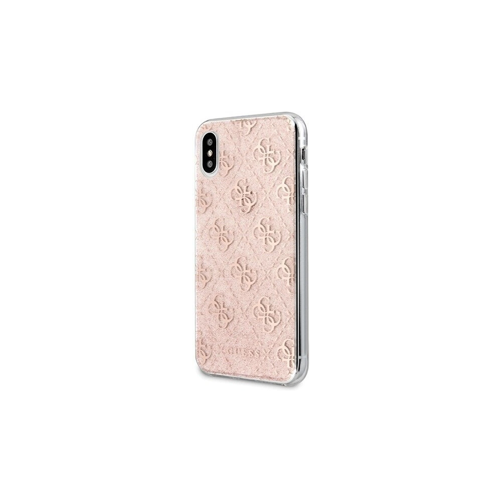 Hurtownia GSM - Etui Guess GUHCI65PCU4GLPI Apple iPhone XS Max rosa/pink hartschale 4G Glitter - GUE412PNK - {ean13} - Hurt