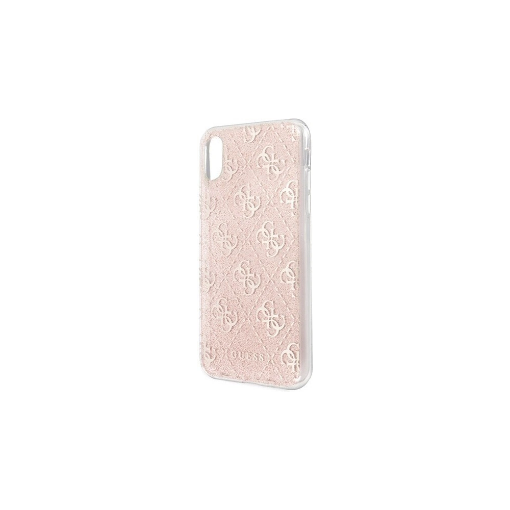 Hurtownia GSM - Etui Guess GUHCI65PCU4GLPI Apple iPhone XS Max różowy/pink hard case 4G Glitter - GUE412PNK - {ean13} - Hurt