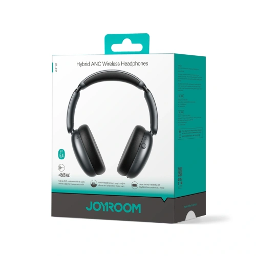 Bezprzewodowe słuchawki nauszne Joyroom J-Head Series JR-JH1 ANC Bluetooth 5.4 czarne