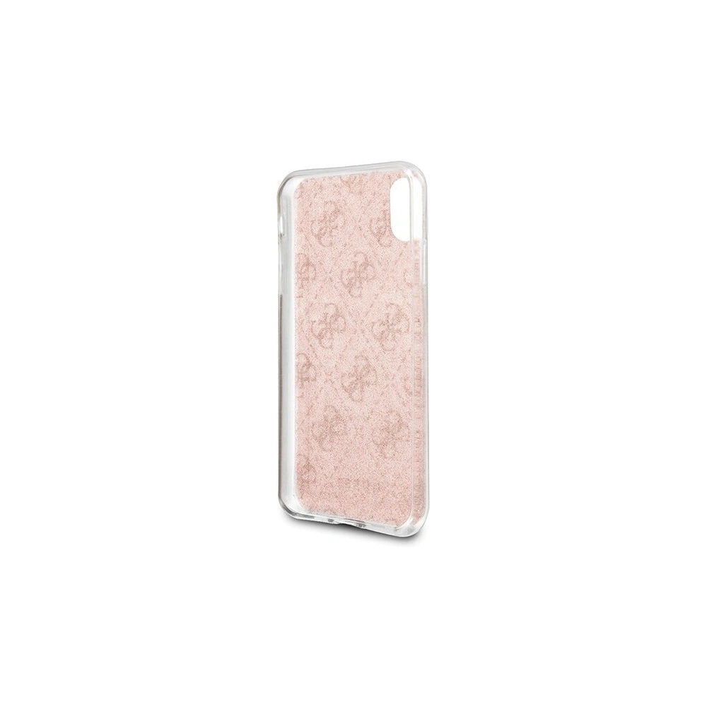 Hurtownia GSM - Etui Guess GUHCI65PCU4GLPI Apple iPhone XS Max różowy/pink hard case 4G Glitter - GUE412PNK - {ean13} - Hurt