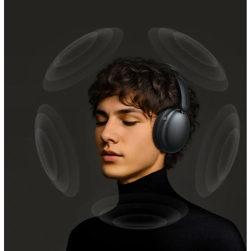 Bezprzewodowe słuchawki nauszne Joyroom J-Head Series JR-JH1 ANC Bluetooth 5.4 czarne