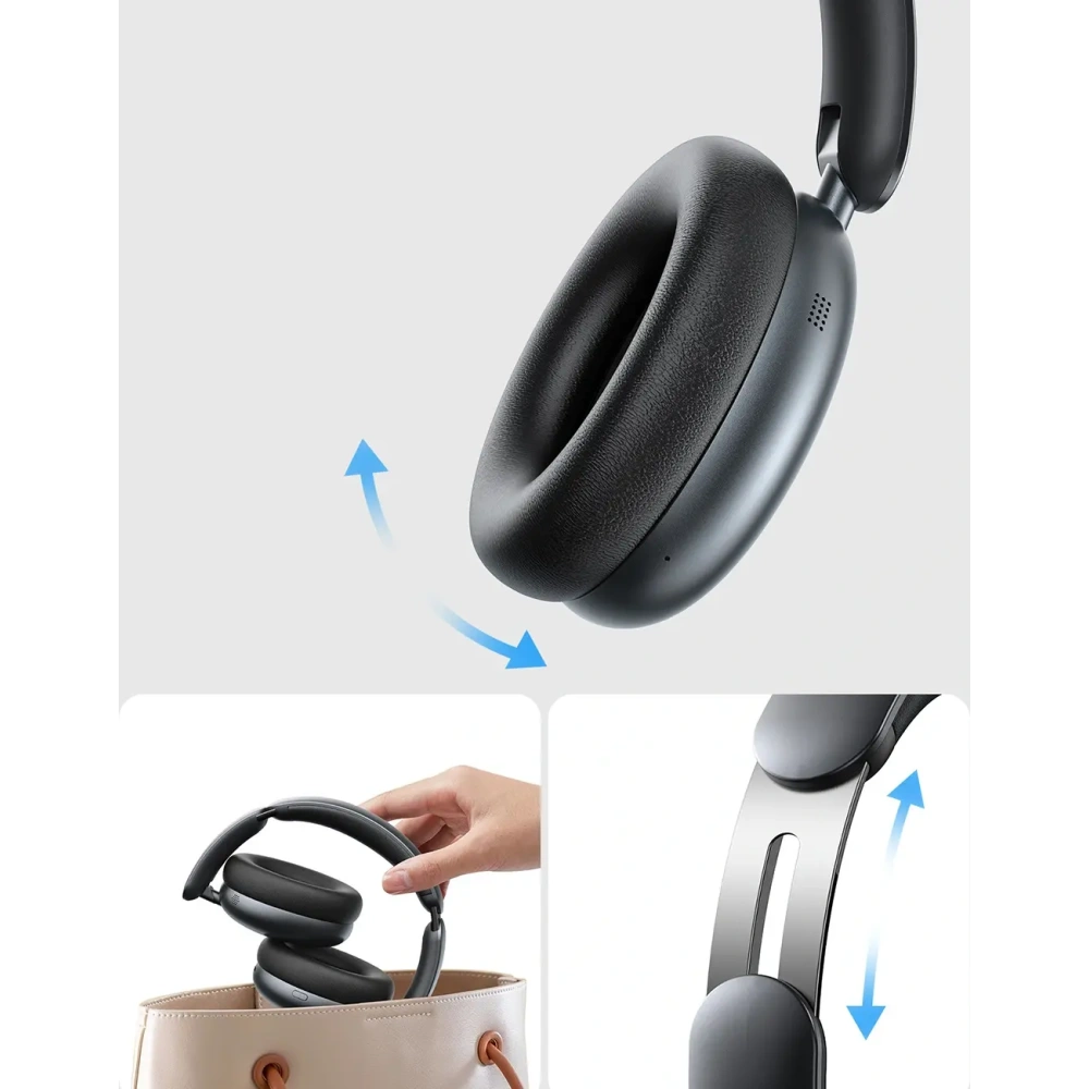 Wholesale Joyroom J-Head Series JR-JH1 ANC Bluetooth 5.4 wireless in-ear headphones black - JYR1112 - {ean13} - Hurt