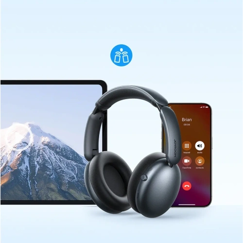 Bezprzewodowe słuchawki nauszne Joyroom J-Head Series JR-JH1 ANC Bluetooth 5.4 czarne